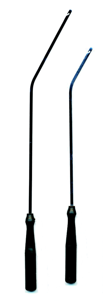 Weaving hooks for warp yarn threading into a reed 