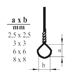 Heddles For Jacquard machines loop 