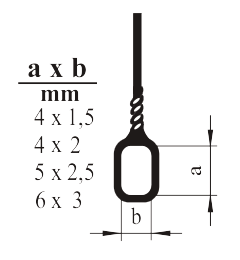 Heddles For Jacquard machines loop